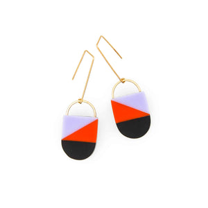 Siri Geo Triangles Earring