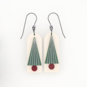 Classic Christmas Tree Earring