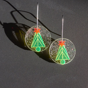 Snow Globe Earrings