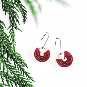 Erika Earring · Concentric Rings