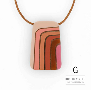 Asa Ombre Trapezoid Necklace