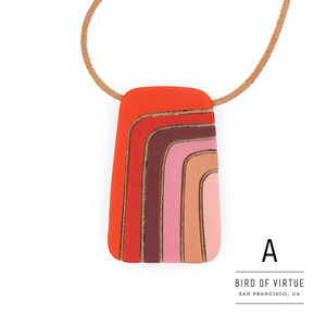 Asa Ombre Trapezoid Necklace