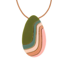 Marit Ombre Oval Pendant