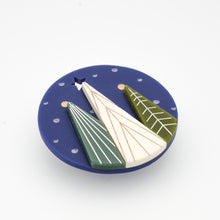 Snow Globe Brooch · Holiday Trees